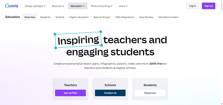 Canva for Education - Free Digital Classroom Resource for Teacher