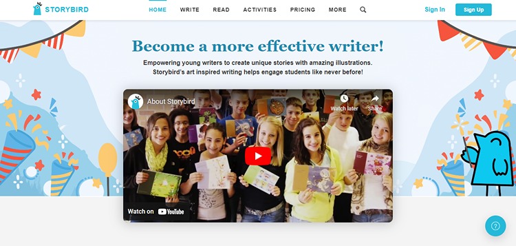 Storybird - Free Digital Classroom Resources for Teacher