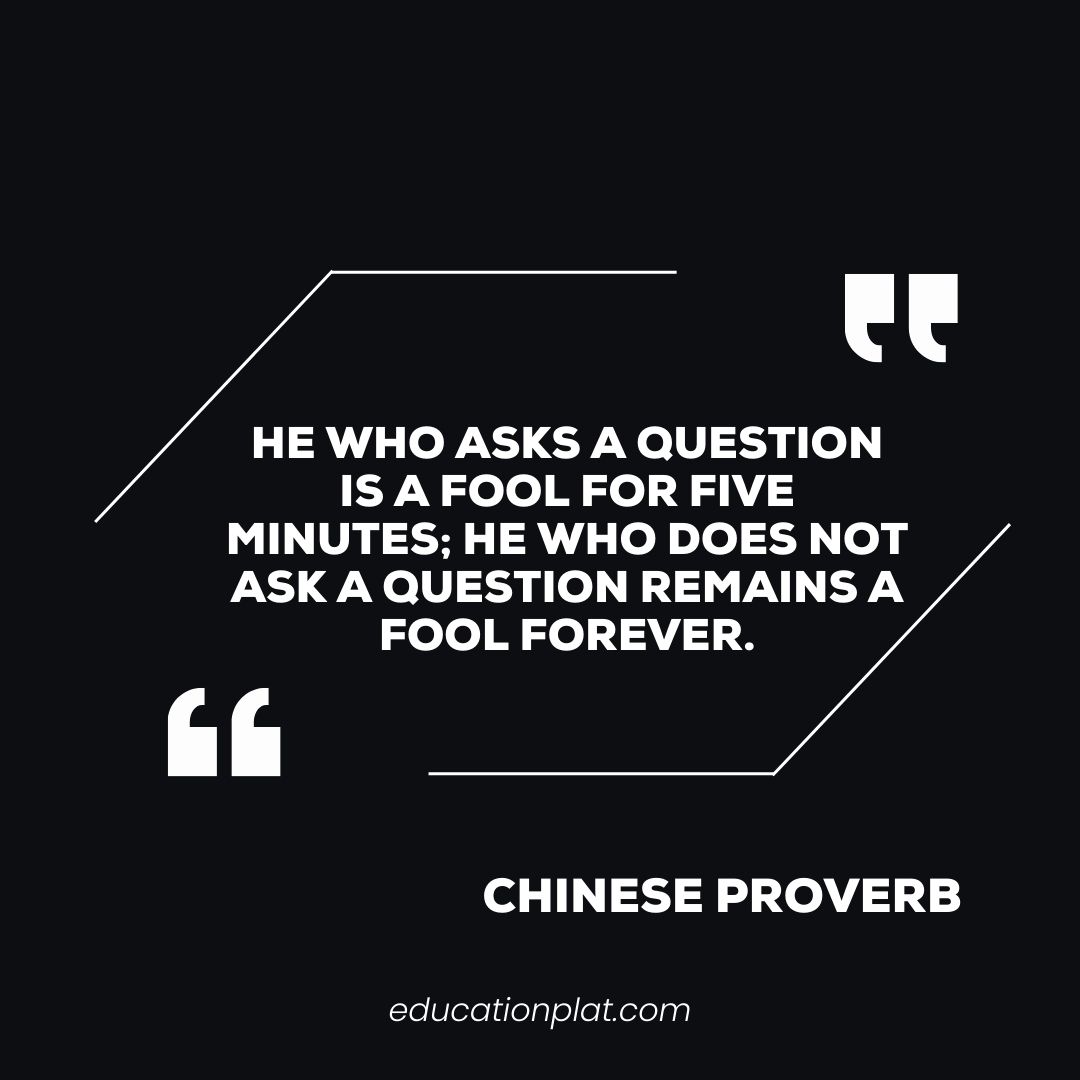 Chinese proverb quote